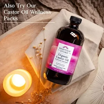 Organic Castor Oil for Skin & Hair Care, 16oz