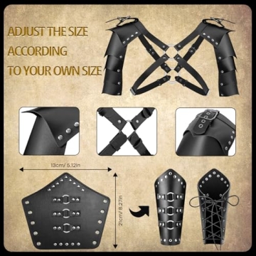 Medieval Knight Costume Set for Halloween & Events