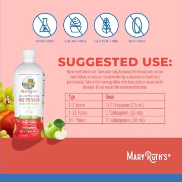 MaryRuth's Liquid Multivitamin for All Ages - Vegan & Sugar Free