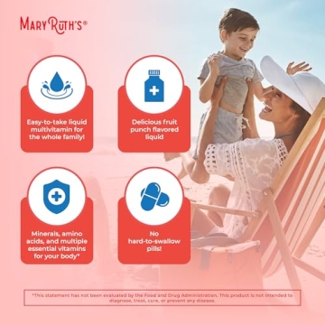 MaryRuth's Liquid Multivitamin for All Ages - Vegan & Sugar Free