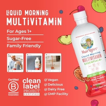MaryRuth's Liquid Multivitamin for All Ages - Vegan & Sugar Free