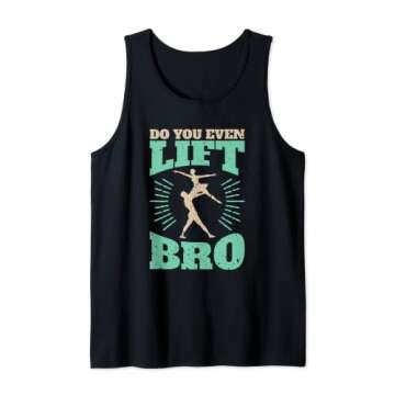 Mens Male Dancer Mens Ballet Dance Lift Tank Top