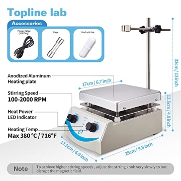 SH-3 Hot Plate Magnetic Stirrer with Dual Control