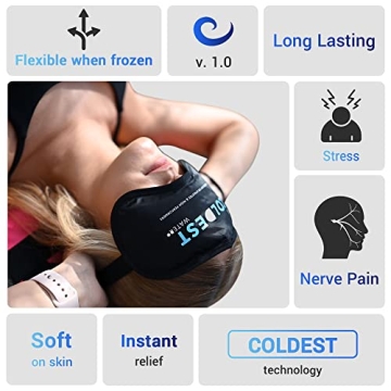 Reusable Cooling Gel Eye Mask for Puffy Eyes & Stress Relief