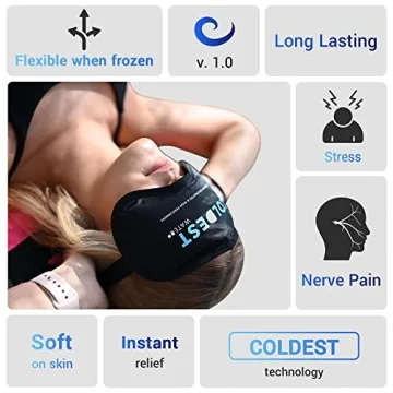 Reusable Cooling Gel Eye Mask for Puffy Eyes & Stress Relief