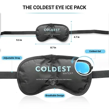 Reusable Cooling Gel Eye Mask for Puffy Eyes & Stress Relief