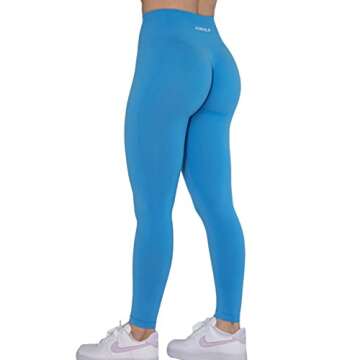 AUROLA Intensify Workout Leggings Seamless Scrunch Tights for Women - Tummy Control Activewear