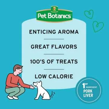 Pet Botanics 4 oz. Pouch Training Rewards Puppy Bites Soft & Chewy, Peanut Butter Flavor, with 200 Treats Per Bag, The Choice of Top Trainers