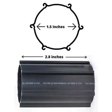 40 pc Set Hex Hive Craft Paint Storage Organizer Rack for Paint, Pens, Dotting Tools, Vinyl Rolls, etc. Craft Room Storage Organizer Made in USA