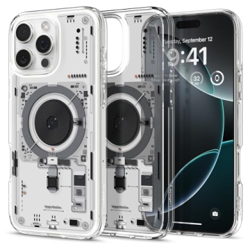 Spigen Ultra Hybrid MagFit Designed for iPhone 16 Pro Max Case [Anti-Yellowing] [Military-Grade Prot...
