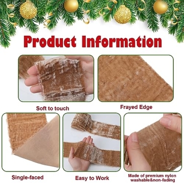 Premium Velvet Ribbon for DIY Crafts & Gift Wrapping