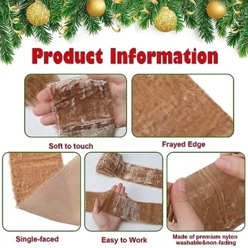 Premium Velvet Ribbon for DIY Crafts & Gift Wrapping