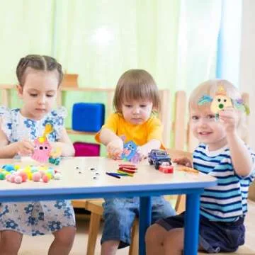 VENUSFIT Valentines Day Gifts for Kids - 12 PCS Valentines Cards School Classroom with Monster Air Dry Clay Bulk - Monster Crafts Kit for Kids Boys Girls - Valentines Gifts Exchanges Party Favors