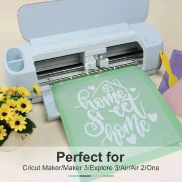 HTVRONT Cutting Mat for Cricut, 5 Pack Cutting Mat 12x12 for Cricut Maker/Maker 3/Explore 3/Air/Air 2/One(StandardGrip, LightGrip, StrongGrip, FabricGrip)Cutting Mat Replacement Accessories for Cricut