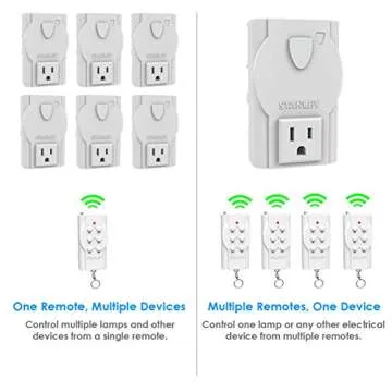 Stanley 31166 Wireless Remote Control System, White, 3 Each