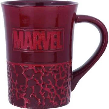 Red Crocodile Pattern Mug by Marvel - Unique Gift