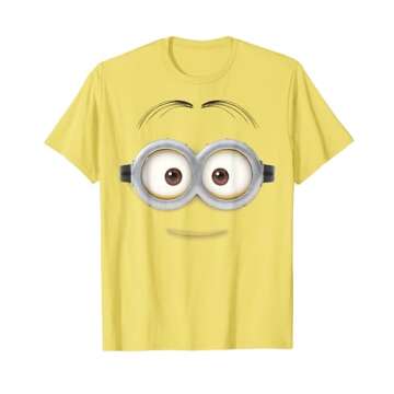 Despicable Me Minions Dave Big Face Graphic T-Shirt T-Shirt