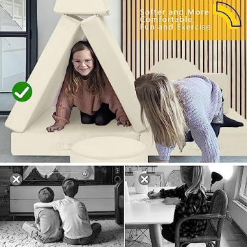 MeMoreCool Modular Kids Play Couch for Toddlers