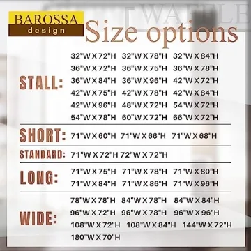 Barossa Design Waffle Shower Curtain & Liner Set for Modern Bathrooms