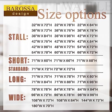 Barossa Design Waffle Shower Curtain & Liner Set for Modern Bathrooms