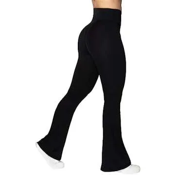 Sunzel Flare Yoga Pants for Women with Tummy Control