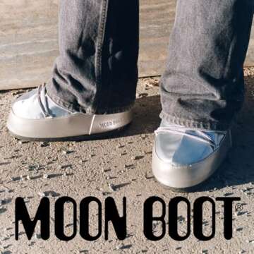 Stylish Moon Boot Icon Low Glance Snow Boots for Winter