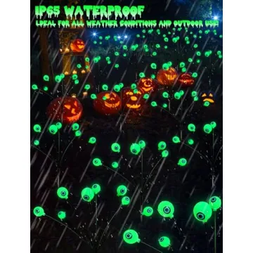 Solar Halloween Eyeball Lights for Outdoor Decorations