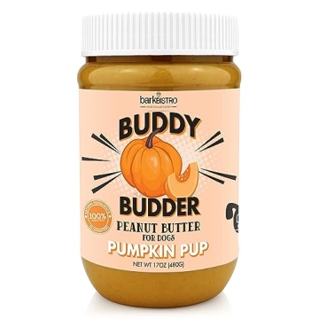 Pumpkin Pup Buddy BUDDER Natural Peanut Butter for Dogs