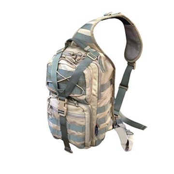 ROARING FIRE Slingshot Tactical Sling Pack, Military Rover Shoulder Sling Backpack, EDC Molle Assaul...