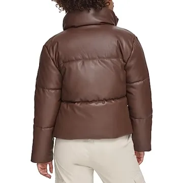 Levi's Quilted Vegan Leather Puffer Jacket