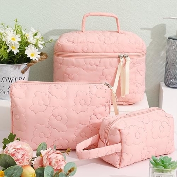 Paterr Cute Makeup Bag Set for Stylish Travel Organization