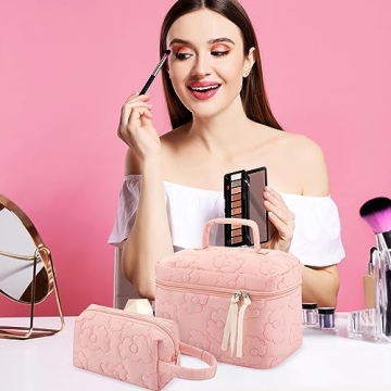Paterr Cute Makeup Bag Set for Stylish Travel Organization