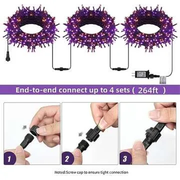 HOME LIGHTING 66FT LED Halloween Lights for All Occasions