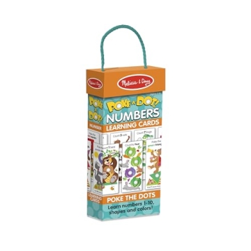 Melissa & Doug Jumbo Poke-A-Dot Number Learning Cards