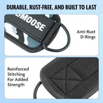 DMoose Ankle Straps for Cable Machines - Premium Comfort and Fit
