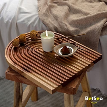 Elegant Wooden Teak Charcuterie Board for Gathering & Serving