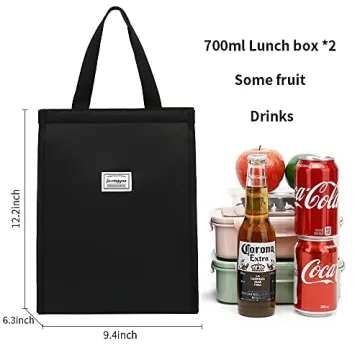 FUXINGYAO Insulated Lunch Bag for Adults and Kids