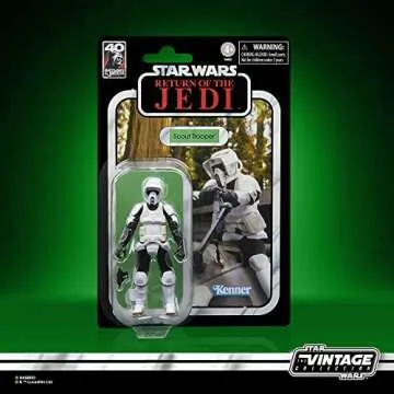 STAR WARS The Vintage Collection Speeder Bike, Return of The Jedi 3.75-Inch Collectible Vehicle with Action Figure, Ages 4 and Up