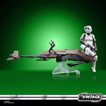STAR WARS The Vintage Collection Speeder Bike, Return of The Jedi 3.75-Inch Collectible Vehicle with Action Figure, Ages 4 and Up