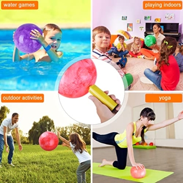 Inflatable Marbleized Bouncy Balls for Fun Playtime