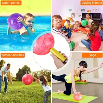 Inflatable Marbleized Bouncy Balls for Fun Playtime