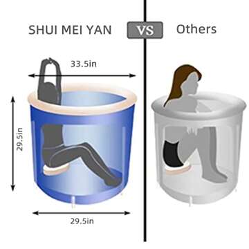 SHUIMEIYAN Portable Ice Bath Tub for Fast Recovery