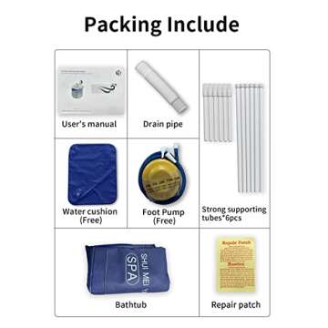 SHUIMEIYAN Portable Ice Bath Tub for Fast Recovery