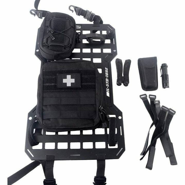 Tactical Aluminum Insert Panel with Storage Solutions