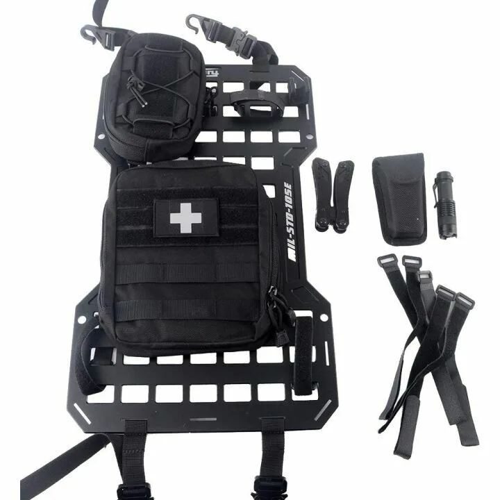 Tactical Aluminum Insert Panel with Storage Solutions