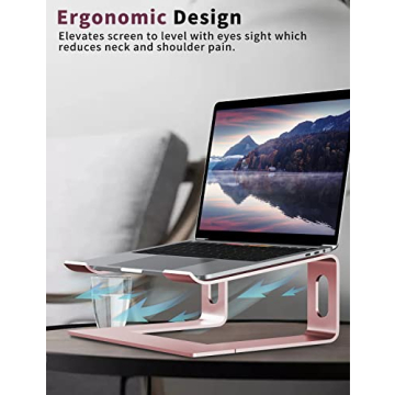 ALASHI Ergonomic Laptop Stand for 10 to 15 6 Inch Laptops