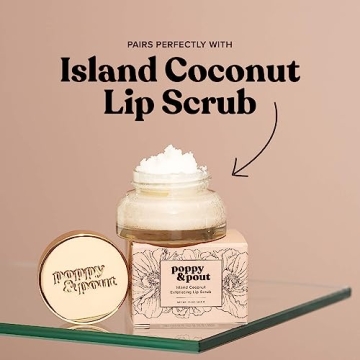 Poppy & Pout Coconut Jumbo Lip Balm in Eco-Friendly Tube