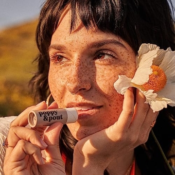 Poppy & Pout Coconut Jumbo Lip Balm in Eco-Friendly Tube