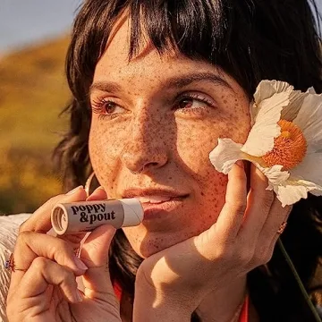 Poppy & Pout Coconut Jumbo Lip Balm in Eco-Friendly Tube