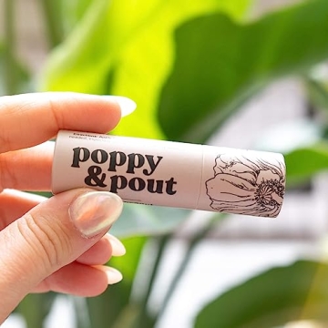 Poppy & Pout Coconut Jumbo Lip Balm in Eco-Friendly Tube